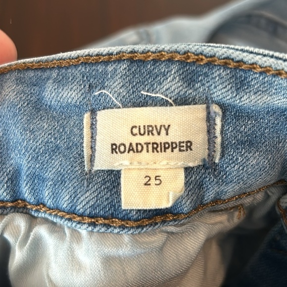 Madewell Curvy Roadtripper High Rise Skinny Jeans Blue Denim Women’s Size 25 - Picture 7 of 17